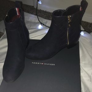 Brand new suede booties